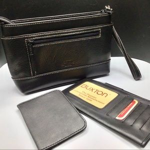 🌺NEW! Buxton Genuine Leather Ultimate Wallet/Wristlet